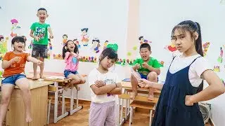 Kids Go To School | Chuns And Best Friends Happy School Day With Friends In Class 2