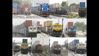 India's Tallest Train : Huge Double Stack Container Freight Train : Indian Railways