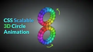 CSS Scalable 3d Circle Animation