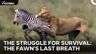The Struggle for Survival: The Fawn's Last Breath | Hunting Moments of Wild Animals