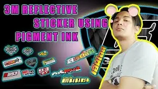 3M REFLECTIVE STICKER USING PIGMENT INK