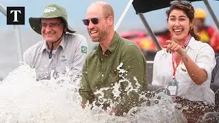 Prince William Visits Brazil's Paquet&aacute; Island during Royal Visit