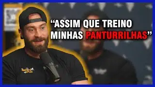 TREINO DE PANTURRILHA  E CRIAN&Ccedil;A NA ACADEMIA COM O CBUM | CortesCast