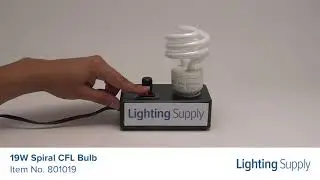 TCP 19W Spiral CFL Bulb (801019)