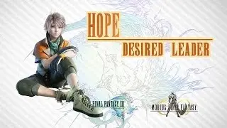 Mobius final fantasy - Desired Leader / Hope of Leader (Hope FFXIII) job Review and Gameplay