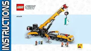 LEGO 60409 instructions | City | 2024 | Mobile Construction Crane #legoinstructions #legocity #BID