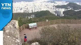 황령산에서 내려다 본 부산의 '동서남북' / YTN
