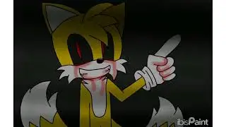 Fanart De Tails The Exe.😈🔥🤍✨ ( SpeedPaint ) [ DONT USE HEADPHONES! ]