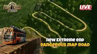 ETS2 Live Danger Road High Traffic Bus Driving | Vertical  | Hindi Gameplay | #shorts #ets2 #gaming