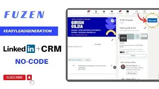 Building A LinkedIn-Based CRM With No-Code Tool | Part 1 / 2 | Fuzen