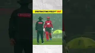 Cricket but obstructing field mein out🔥🔥#cricket #msdhoni #trending #shorts