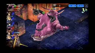 [War of The Vision: FFBE] Beast's Den - Earn Wind Esper Awakening Materials Stages: Typhon Battle 1