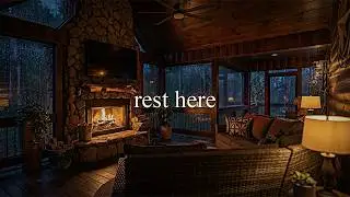 you can finally relax tonight... (1940s jazz music w/ fire crackling and white noise)