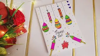 Handmade Holi greeting card | Holi craft ideas | Holi card making 2023 | Holi special greeting card