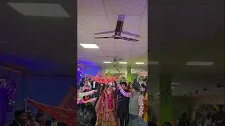 Wedding Jaimala event #bride groom entry #stage #song