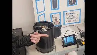 Short Cat Robot Demonstration at Ferris State University Senior Projects