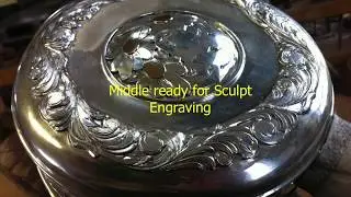 Sterling Silver Decanter and Funnel Set