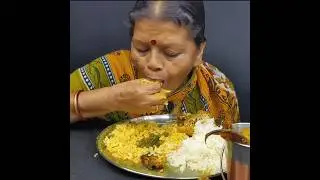 SPICY FISH CURRY🔥 BASMATI RICE || #shorts #mukbangn #asmreating #mukbangasmr #asmr