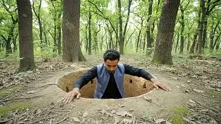 This Hidden Underground Shelter Was Built in Silence Under the Forest Floor