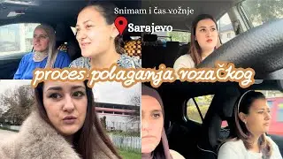 Polažem vozački ispit u Sarajevu | snimam čas vožnje i cijeli proces 📨🚗