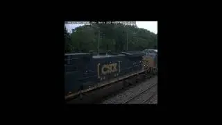 CSX 3018, 495 and 7272 in Berea, OH @Railstream