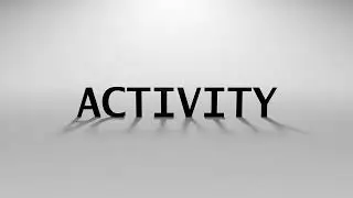 Typing Activity Text Animation with Blinking Cursor on Off White Background