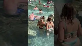 ☀️The Wonder Of Pamukkale Cleopatra Pool -Good Day🌴 #cleopatra #turkey #summer