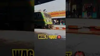 Pantograph wap 9 high speed locomotive, WAG 9 LOCOMOTIVE #wag9 #locomotive #indianrailways #shorts