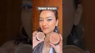 Makeup revolution cream bronzer (02) & powder bronzer (warm) #bronzing #bronzer #makeuprevolution