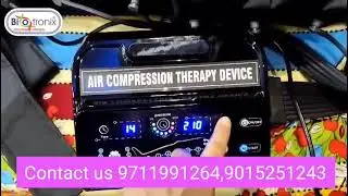 Sequential Compression Therapy Device 8 Chamber Digital Touch Panel Based Remote Controlled