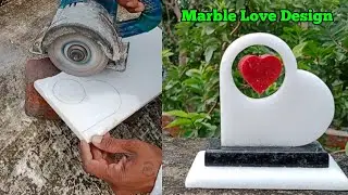 Marble Love Design || Amazing Marble Design || Beautiful Love Marble Design