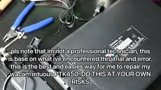 wacom intuos ptk 450 broken usb port cable repair