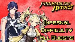 Fire Emblem Heroes (Bound Hero Battle | Chrom & Lissa | Infernal Difficulty All Quests)
