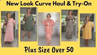 New Look Curve Haul & Try On - Plus Size Over 50  - Dresses For Summer Holidays