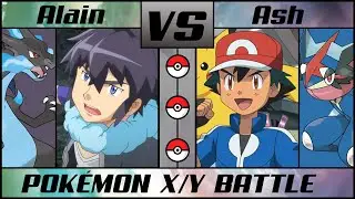 ASH vs ALAIN | Pokémon X/Y