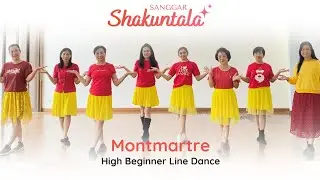 Montmartre - High Beginner Line Dance - at Bora-Bora Class.