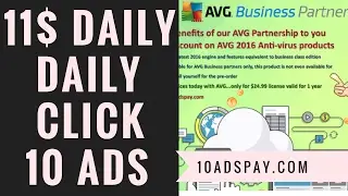 11$ Per Day daily Withdraw From 10adspay.com (Must Watch) In Hindi