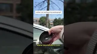 Auto Windshield Sunroof Rubber Seal Strip 27mm Car Roof Window Edge Seal Protector Waterproof