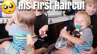 Baby's First Haircut!! (Matching haircuts with daddy) *cuteness overload*