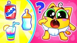 I Love Bottle Milk Song 🍼😿 | Funny Kids Songs And Nursery Rhymes by Baby Zoo Story