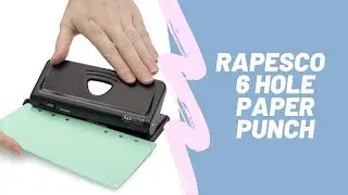 Rapesco Adjustable 6 Hole Paper Punch | $100k Bonuses in Description