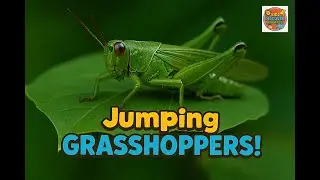 Grasshoppers! Insect Jumping Champions! Fun, quirky and child-friendly facts about Grasshoppes!