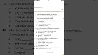 BCA/B.Sc-II Sem Basic English Question Paper Aug2024 | Badic English Question Paper of B.Sc-II Sem