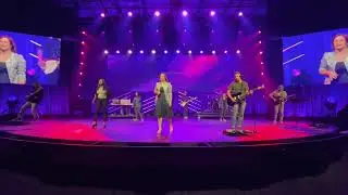 Thor playing bass at Compass Christian Church Chandler