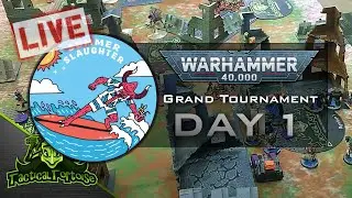 🔴Summer Assault 40k Grand Tournament | Day 1 | Live Warhammer 40k Tournament Coverage