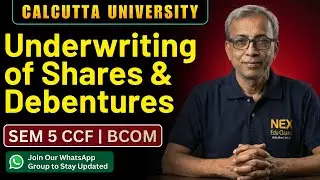 Underwriting of Shares & Debentures Class 1 | Semester 5 CCF BCom | Calcutta University