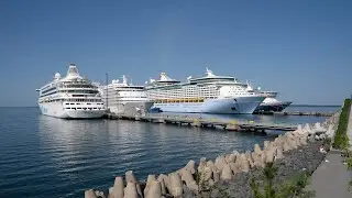 4 cruise ships in Tallinn