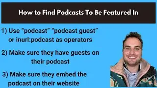 How to Find Podcasts To Be A Guest On