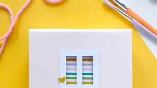 Mini Scrapbook - Tutorial using American craft's Kid at heart Collection #shorts