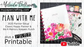 2020 Planner Setup: We Are Memory Keepers Planner Punch Board | Plan With Me | MyPaperCrafting.com